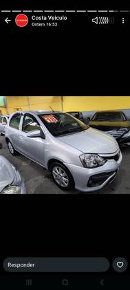 TOYOTA ETIOS 1.3 X 16V FLEX 4P AUTOMÁTICO